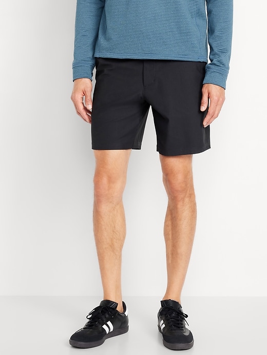 Image number 1 showing, Tech Hybrid Chino Shorts -- 8-inch inseam