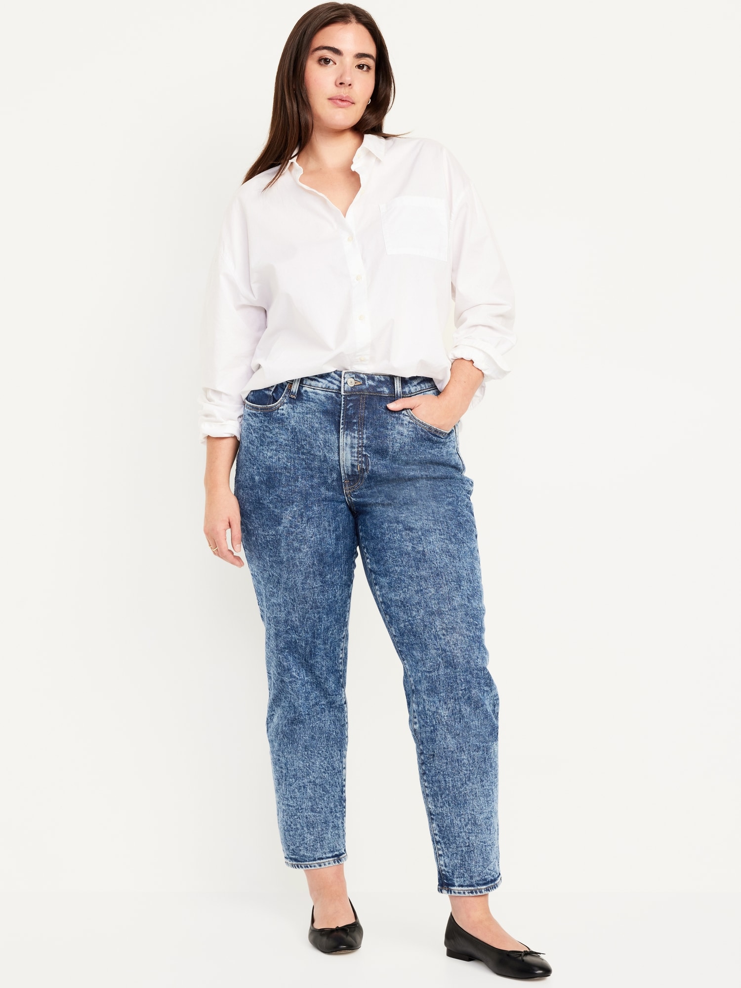 High-Waisted OG Straight Jeans