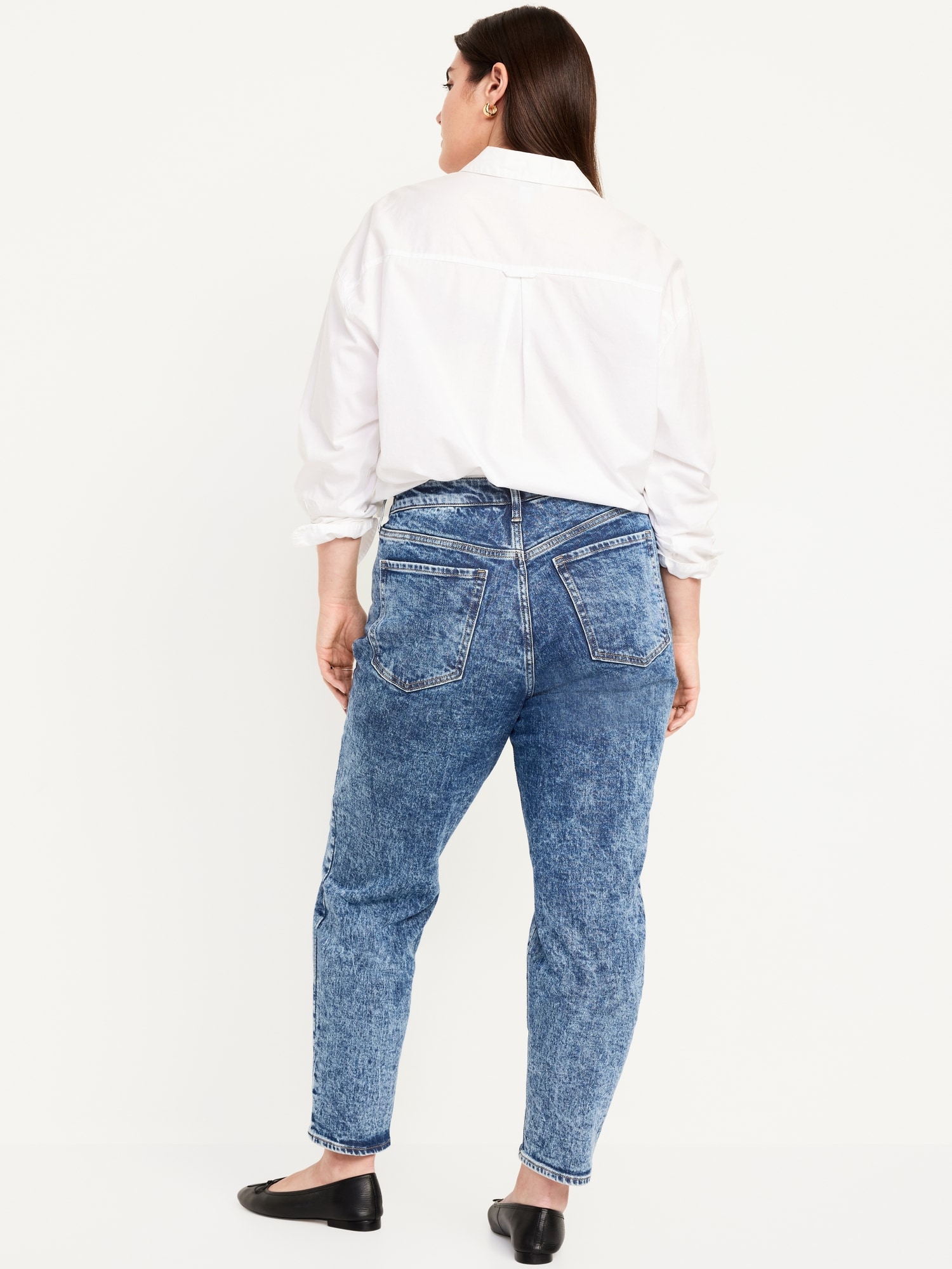 High-Waisted OG Straight Ankle Jeans