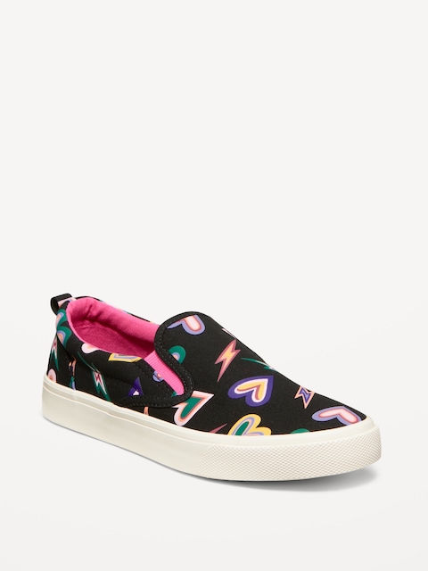 Canvas Slip-On Sneakers for Girls
