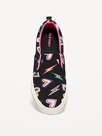 Image number 2 showing, Canvas Slip-On Sneakers for Girls