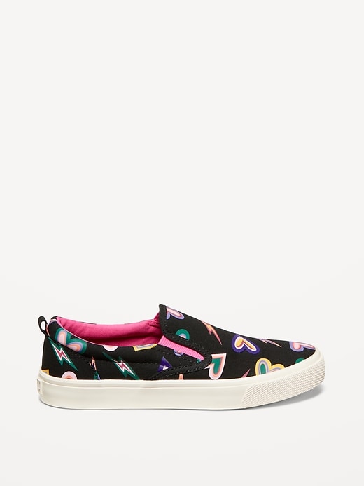 Image number 3 showing, Canvas Slip-On Sneakers for Girls