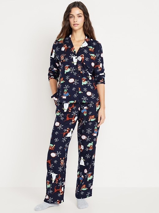 Image number 1 showing, Flannel Pajama Set