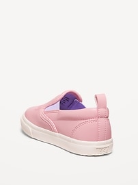 Voir une image plus grande du produit 3 de 4. Espadrilles à enfiler en similicuir pour toute-petite fille