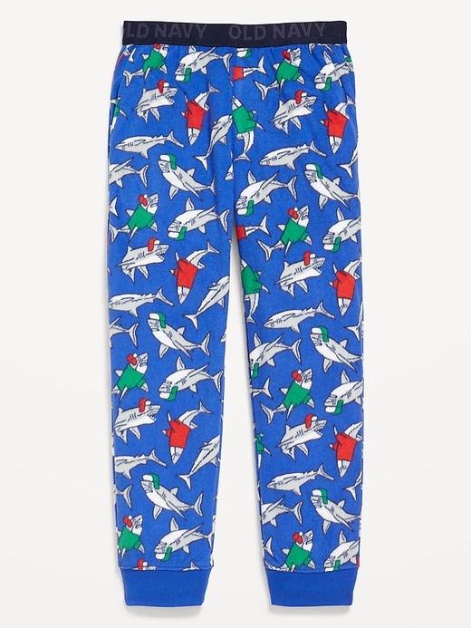 Voir une image plus grande du produit 1 de 1. Pantalon de pyjama de style jogging en micromolleton pour garçon