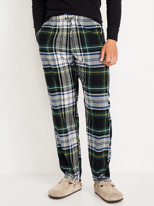 L'image numéro 1 présente Pantalon de pyjama en flanelle pour homme