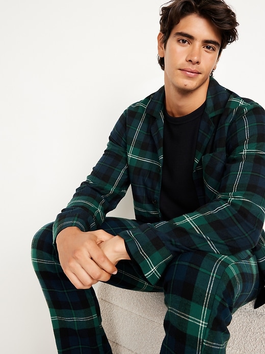 Image number 6 showing, Flannel Pajama Set for Men