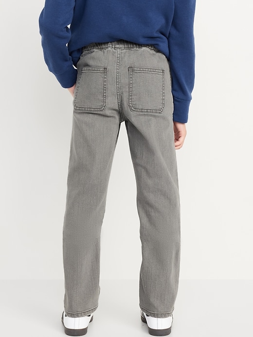 View large product image 2 of 4. Wow Pull-On Straight Leg Jeans for Boys