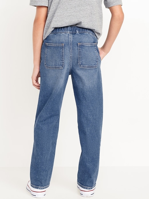 View large product image 2 of 4. Wow Pull-On Straight Leg Jeans for Boys