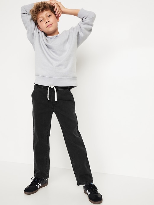 Image number 3 showing, Wow Pull-On Straight Leg Jeans for Boys