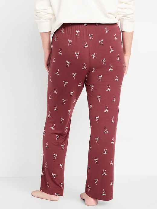 Image number 6 showing, Mid-Rise Knit Jersey Pajama Pant