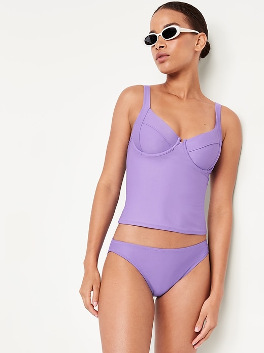 Image number 3 showing, Underwire Tankini Swim Top