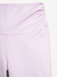 View large product image 5 of 5. High-Waisted PowerChill Side-Ruched Flared Leggings for Girls