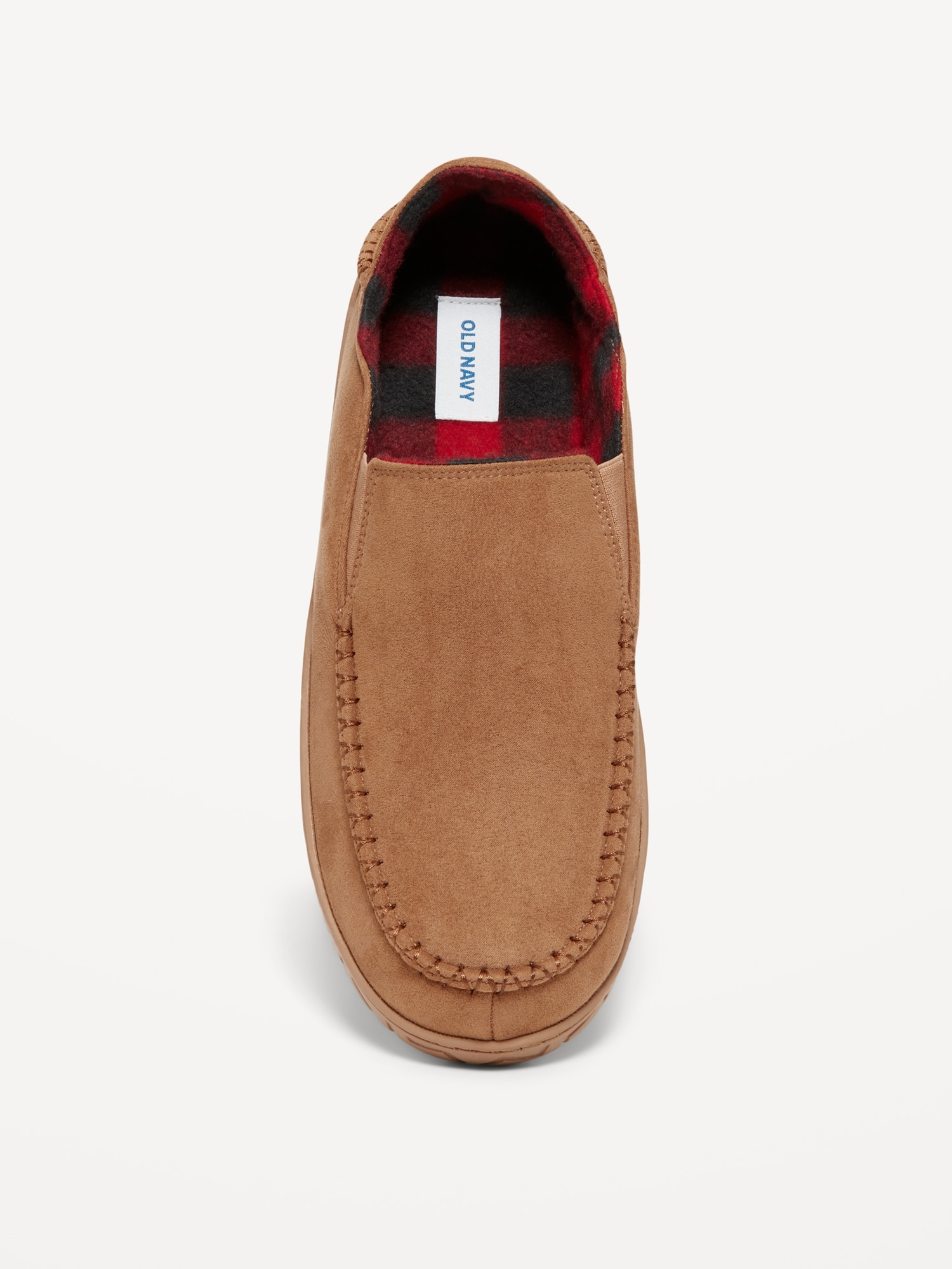 Faux-Suede Moccasin Slippers