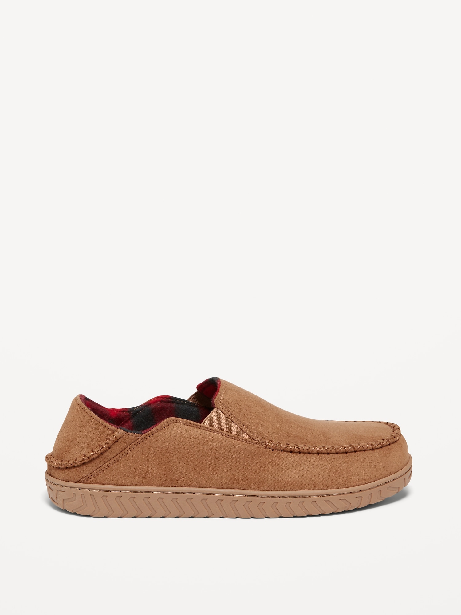 Faux-Suede Moccasin Slippers