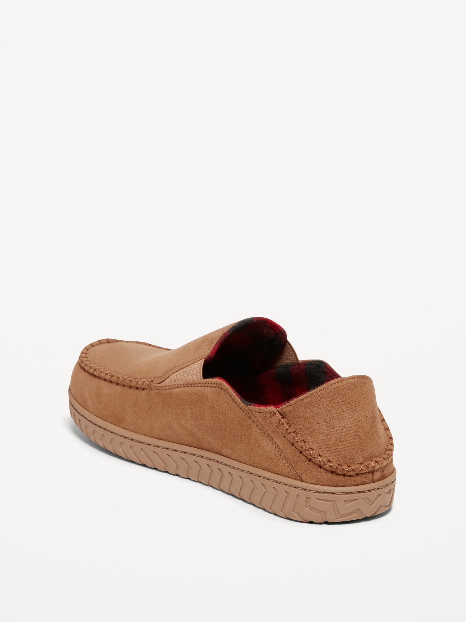 Faux-Suede Moccasin Slippers