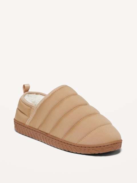 Pantoufles rembourrées en nylon