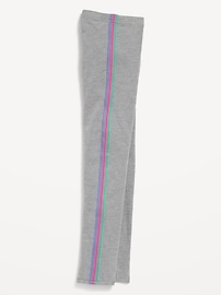 Voir une image plus grande du produit 5 de 5. Legging à rayures arc-en-ciel pour fille