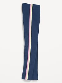 Voir une image plus grande du produit 5 de 5. Legging à rayures arc-en-ciel pour fille