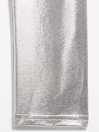 View large product image 5 of 5. Shiny Foil Print Leggings for Girls