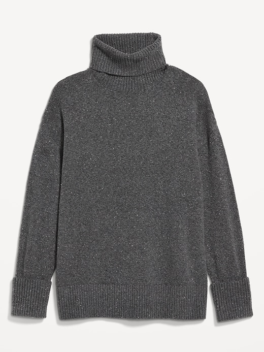 Image number 8 showing, SoSoft Turtleneck Tunic Sweater