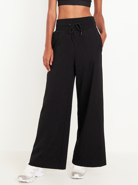 Dynamic Fleece Wide-Leg Sweatpants