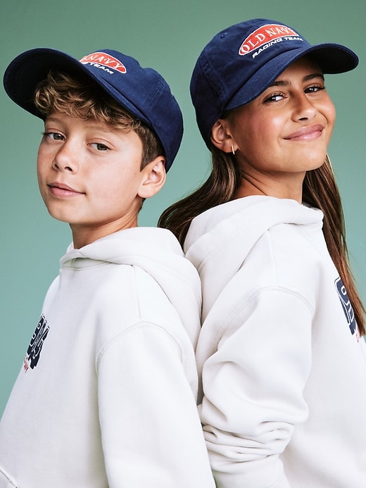 Image number 1 showing, '94 Logo-Graphic Gender-Neutral Baseball Cap for Kids