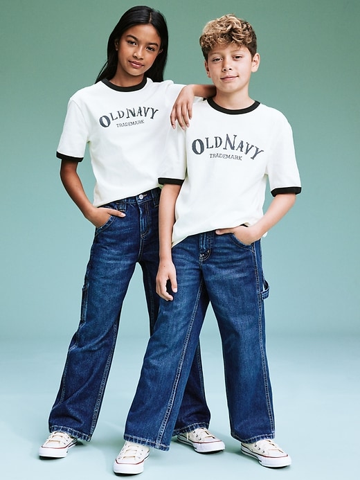 Image number 1 showing, '94 Gender-Neutral Logo-Graphic T-Shirt for Kids