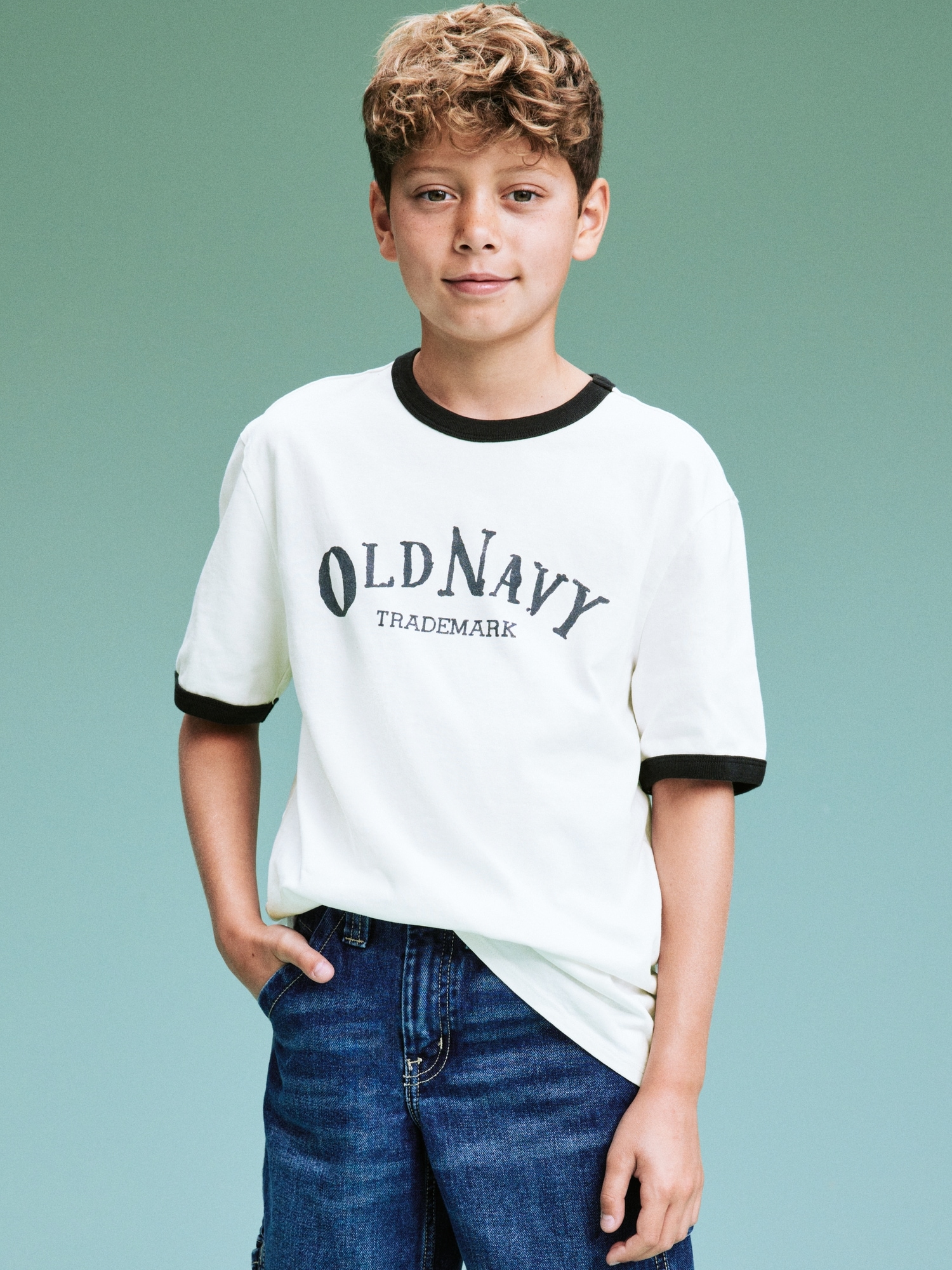 94 Gender-Neutral Logo-Graphic T-Shirt for Kids