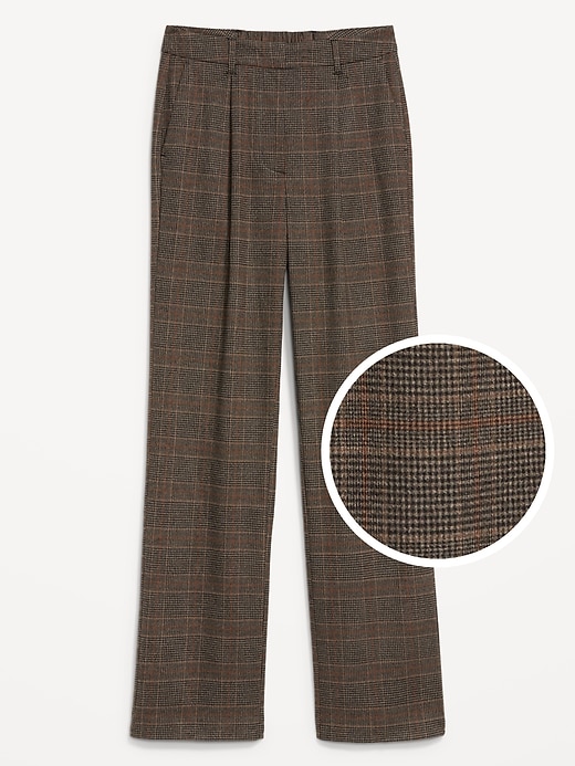 Image number 2 showing, Extra High-Waisted Taylor Wide-Leg Trouser Pants