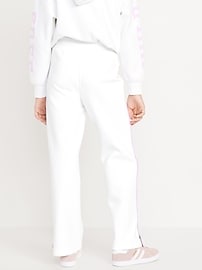 Image number 2 showing, High-Waisted Dynamic Fleece Track Pants for Girls