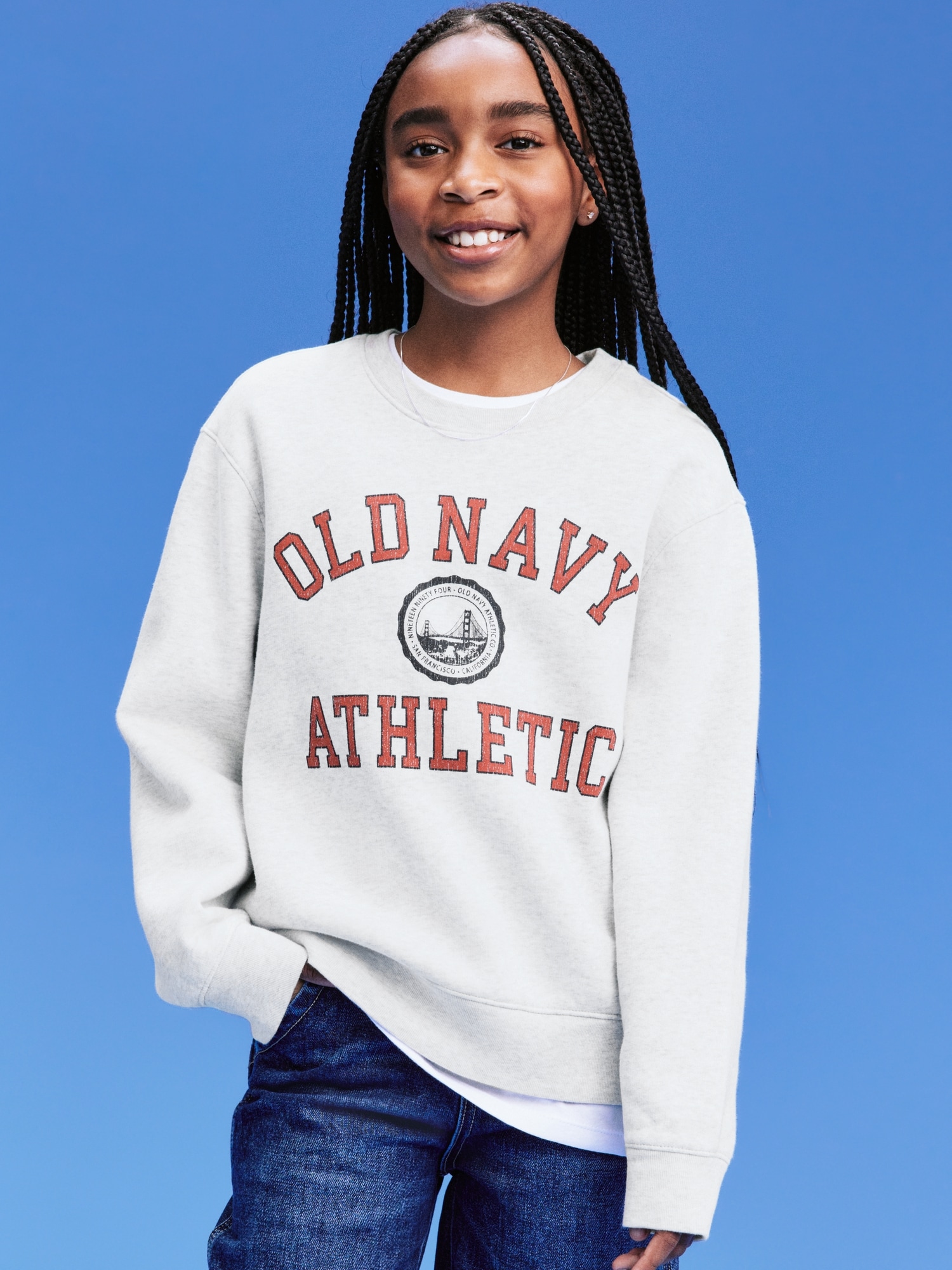 '94 Gender-Neutral Logo-Graphic Sweatshirt for Kids