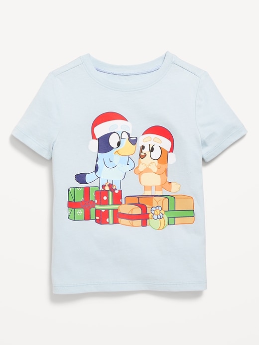 View large product image 1 of 2. Bluey™ Unisex Holiday Graphic T-Shirt for Toddler