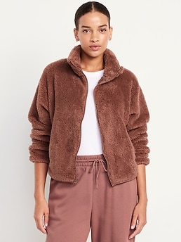 Sherpa Zip Jacket | Old Navy