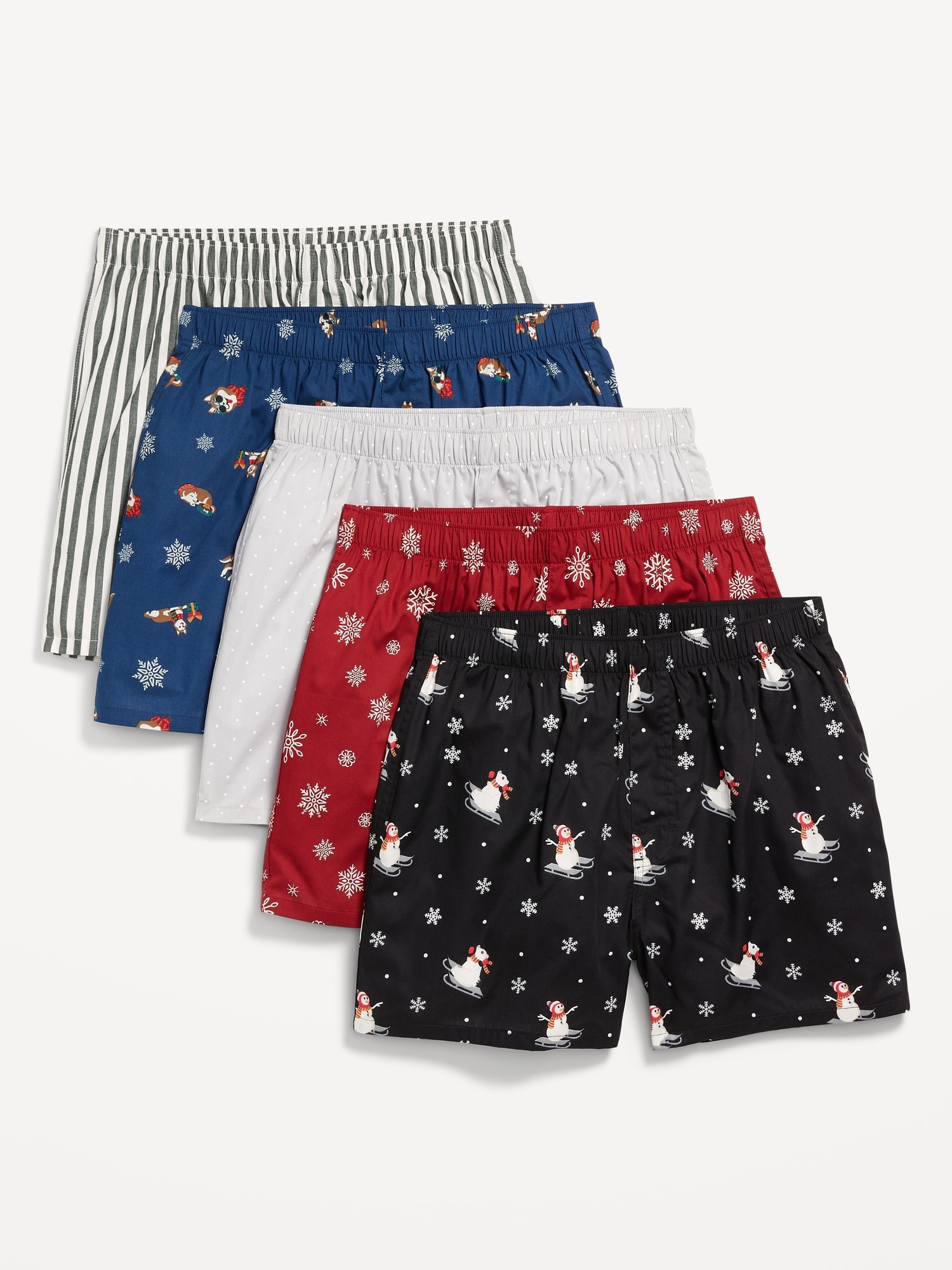 5-Pack Poplin Boxer Shorts