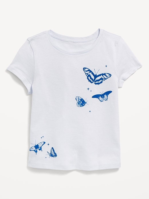 Voir une image plus grande du produit 1 de 1. T-shirt à manches courtes à imprimé pour fille