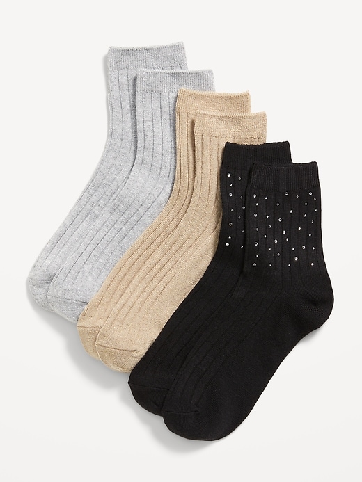 Voir une image plus grande du produit 1 de 1. Chaussettes pour femme (paquet de 3 paires)