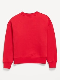 Image number 2 showing, Vintage Oversized Canada Logo-Graphic Sweatshirt for Girls