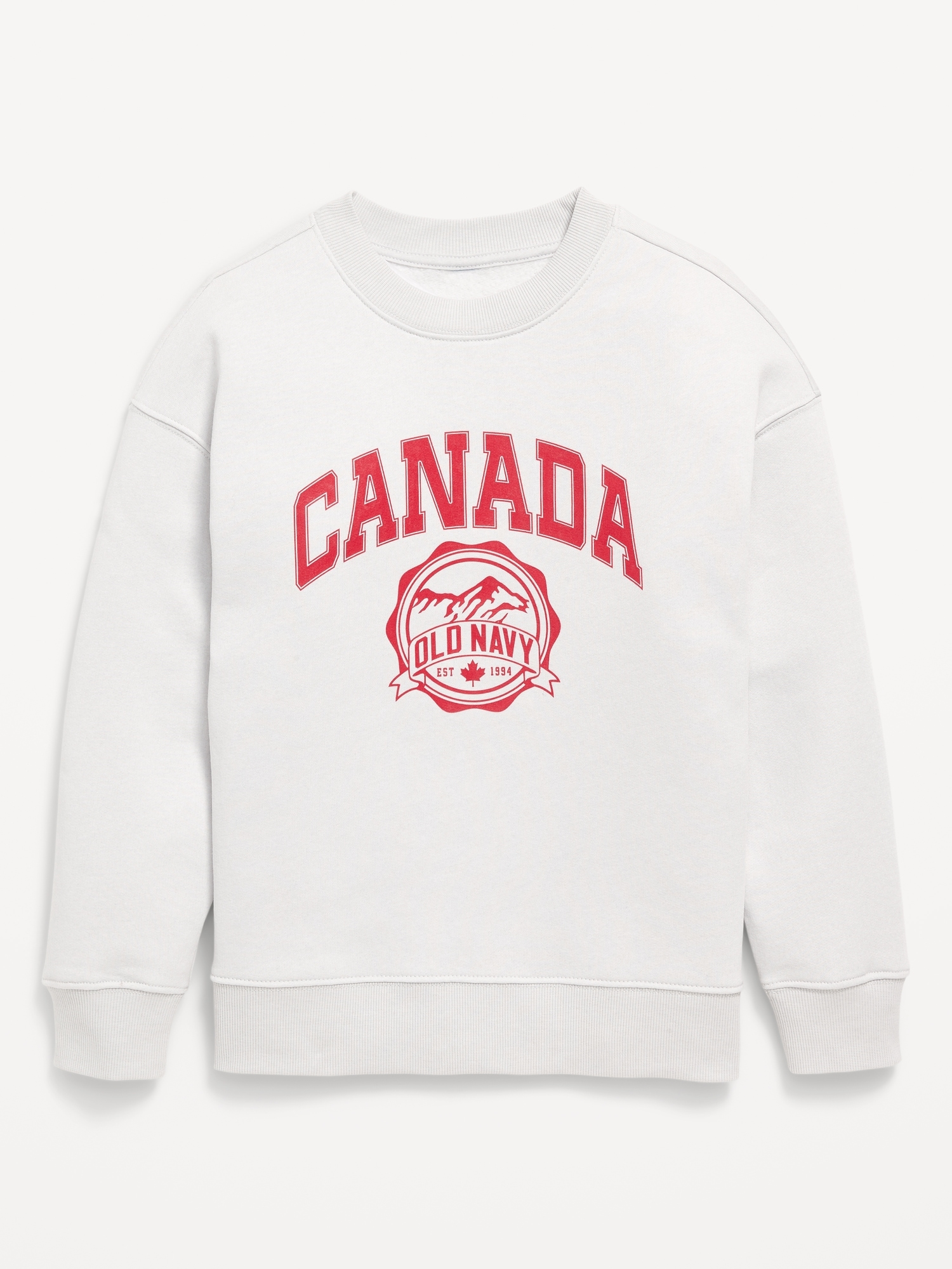 Oversized Canada Logo-Graphic Sweatshirt for Boys