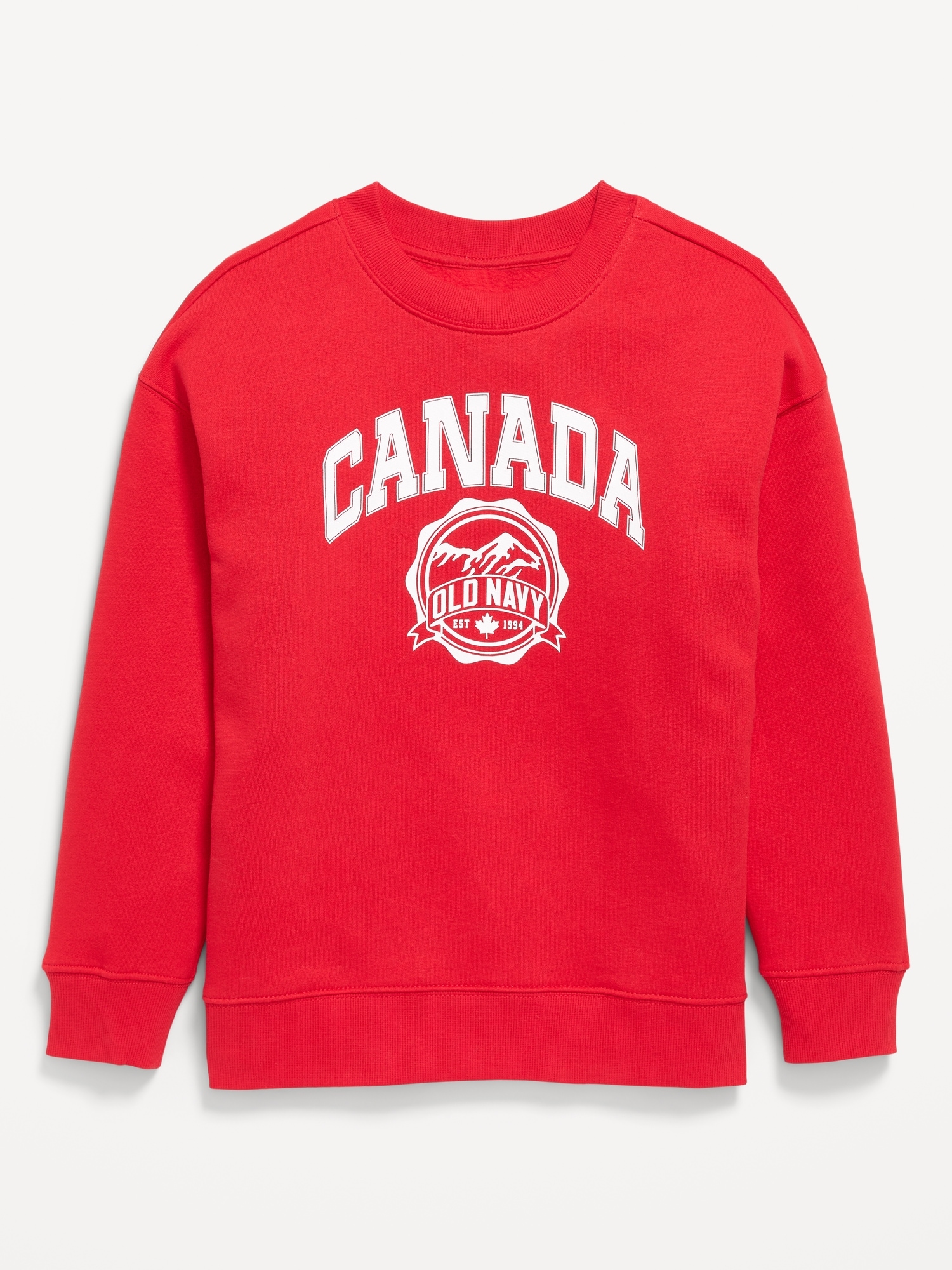 Oversized Canada Logo-Graphic Sweatshirt for Boys