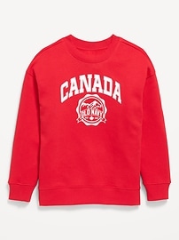 Image number 1 showing, Oversized Canada Logo-Graphic Sweatshirt for Boys