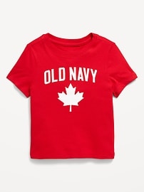 Image number 1 showing, Unisex Short-Sleeve Canada Logo-Graphic T-Shirt for Toddler