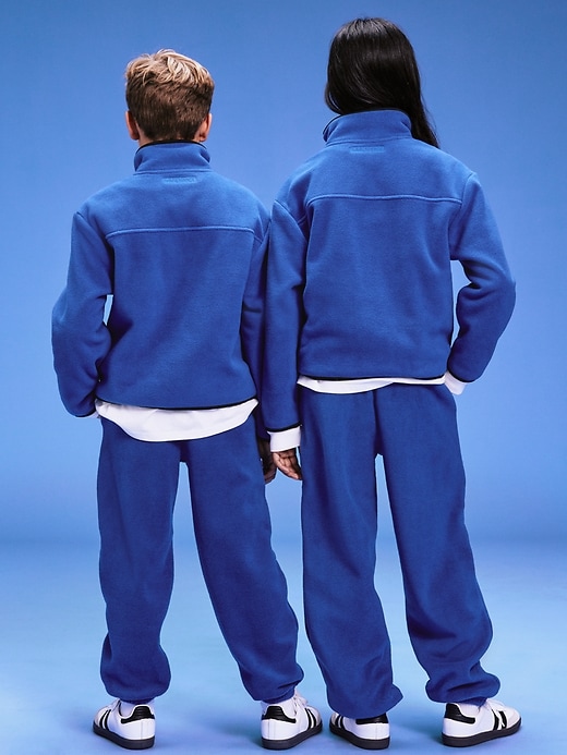 Image number 7 showing, '94 Gender-Neutral Microfleece Jogger Sweatpants for Kids