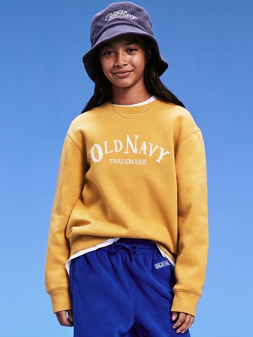 Image number 3 showing, '94 Gender-Neutral Logo-Graphic Sweatshirt for Kids