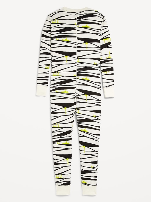 View large product image 2 of 2. Printed Gender-Neutral Snug-Fit Pajama One-Piece for Kids