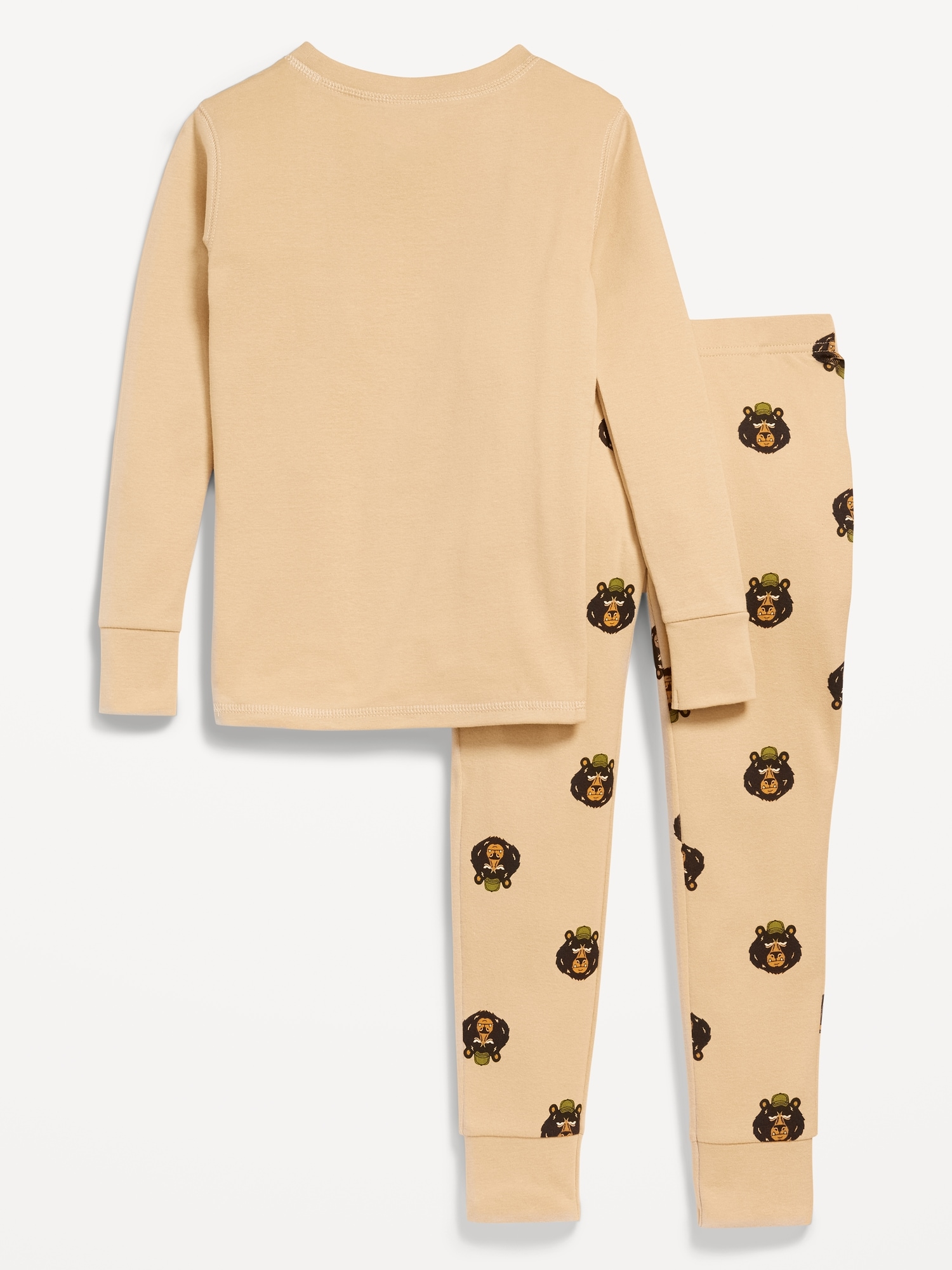 Gender-Neutral Graphic Snug-Fit Pajama Set for Kids