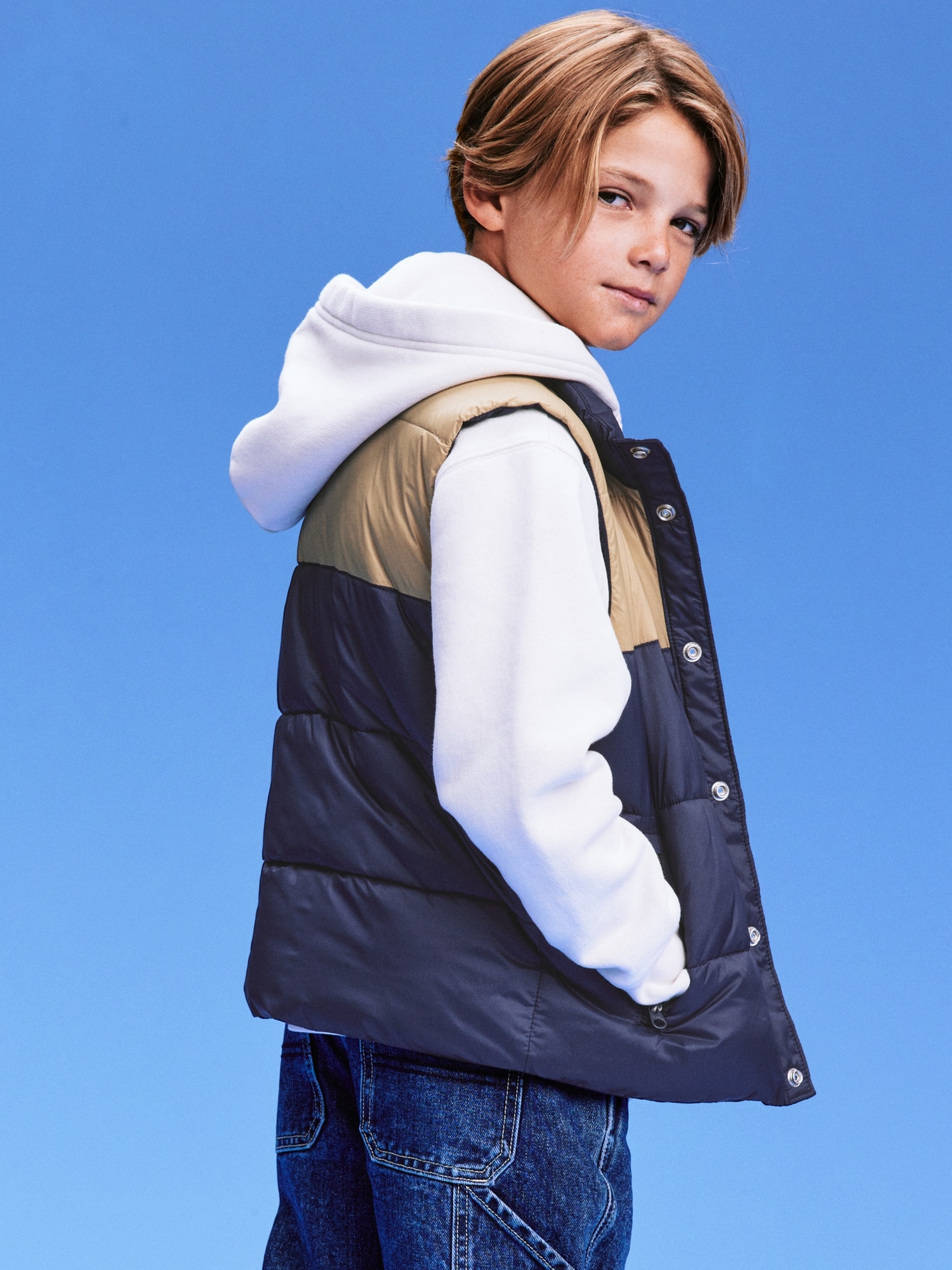 '94 Quilted Puffer Vest for Boys