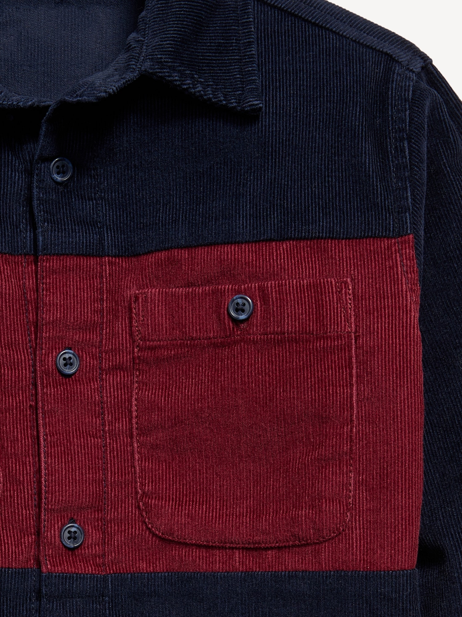 Long-Sleeve Corduroy Shirt for Boys