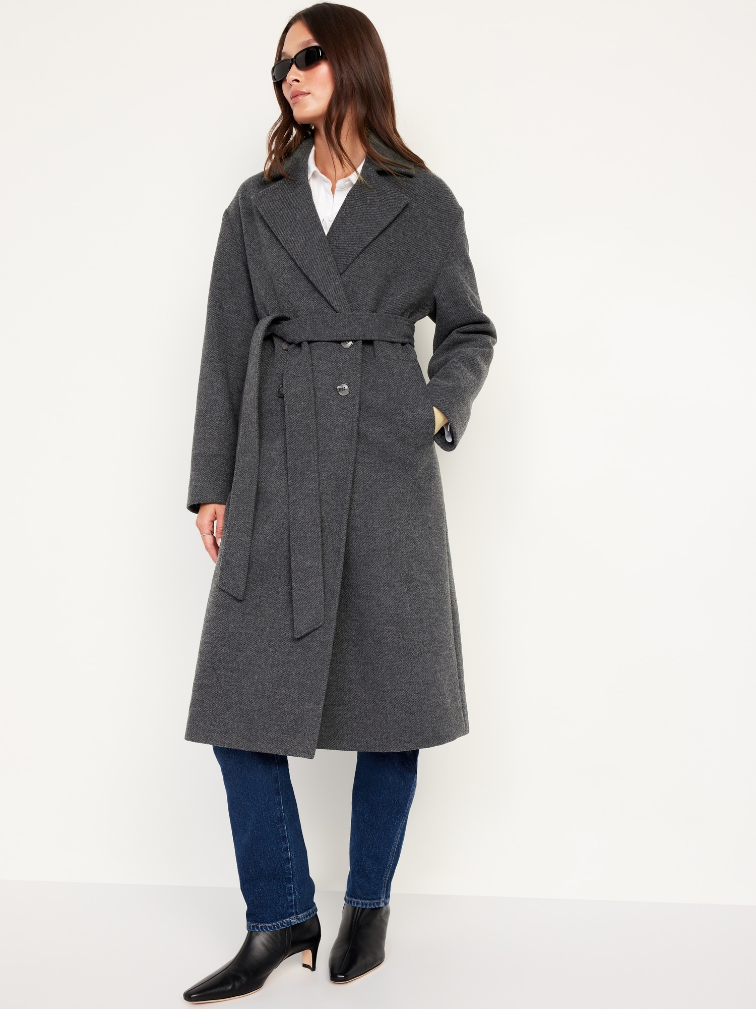 Oversized Belted Coat