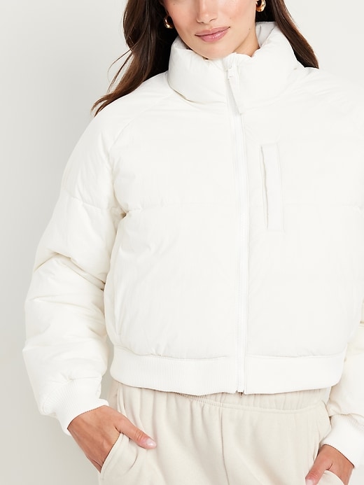 Image number 4 showing, Oversized Crop Puffer Jacket